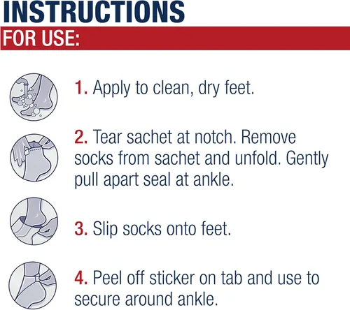 Vista 8 de Aquaphor Mascarillas reparadoras para pies, calcetines hidratantes para pies secos, tratamiento hidratante para el cuidado de los pies con aceite