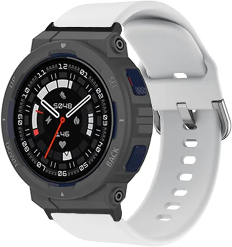 Vista 11 de hengkang Correas de reloj Amazfit Active Edge para mujeres y hombres, elegantes correas de repuesto de silicona ajustables para Amazfit Active Edge