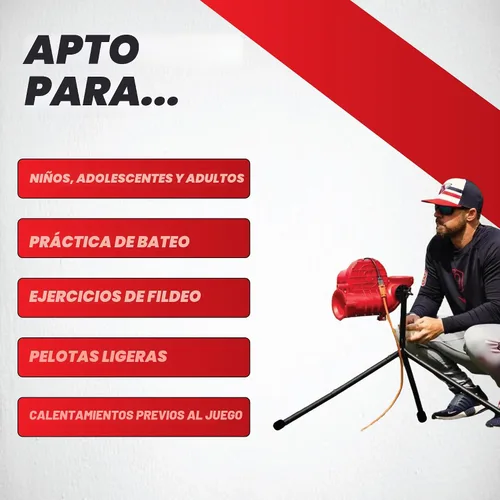 Vista 4 de Heater Sports Slider Lite 360 - Máquina de lanzamiento de béisbol con alimentador automático de bolas, entrega precisa de 360 grados, herramienta