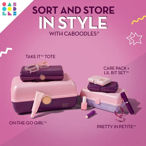 Vista 6 de Estuche Caboodles Take-It Tote Violeta