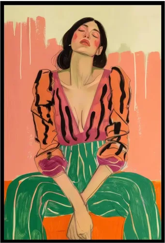 Vista 20 de BIGAOYS Lienzo de mitología griega vintage de caza, diosa Artemisa, arte de pared, diosa femenina, arte de pared, caza, diosa, hogar, dormitorio