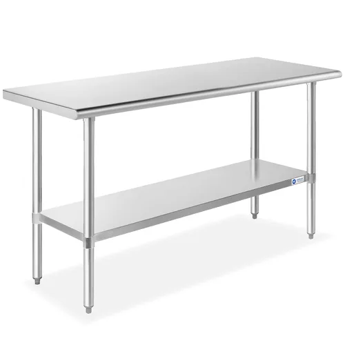 Vista 10 de GRIDMANN Mesa de trabajo de acero inoxidable de 12 x 24 pulgadas, mesa de preparación de cocina comercial NSF con estante inferior para restaurante