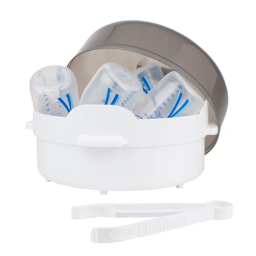Vista 10 de Dr. Brown's Vapor de Microondas - para Biberones de Bebé, Tetinas, Piezas de Biberones, Chupetes, Mordedores y Piezas de Extractor de Leche