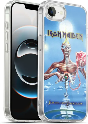 Vista 134 de Head Case Designs Funda de gel suave con licencia oficial de Iron Maiden Brave New World, compatible con Apple iPhone 7 Plus/iPhone 8 Plus Nuevo