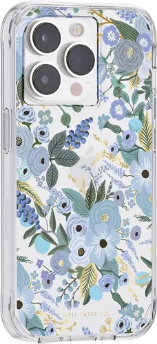 Vista 2 de Rifle Paper Co. Funda para iPhone 14 Pro [Funciona con cargador inalámbrico] [Protección contra caídas de 10 pies] Bonita funda para iPhone de 6.1