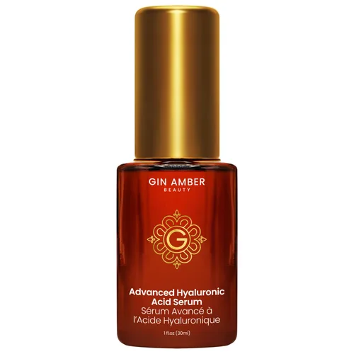 Vista 7 de Suero de ácido hialurónico para rostro de 1 fl oz, Suero facial hidratante para piel de aspecto más plumper, potenciada por la humedad - Gin Amber