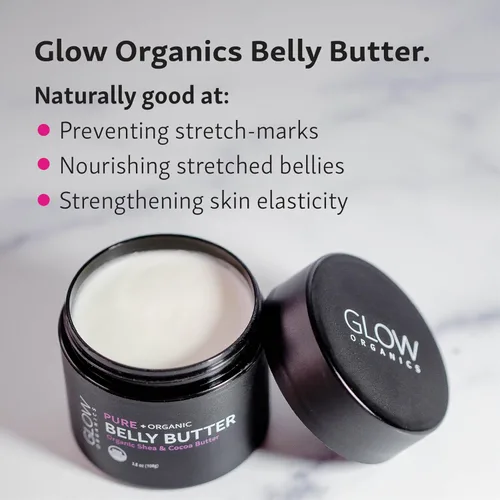Vista 4 de Glow Organics Mantequilla para el vientre