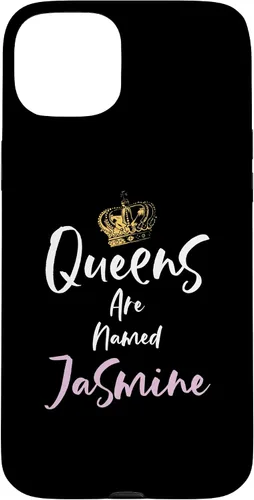 Vista 9 de Jasmine Name Queen - Carcasa para iPhone 17, color rosa y negro