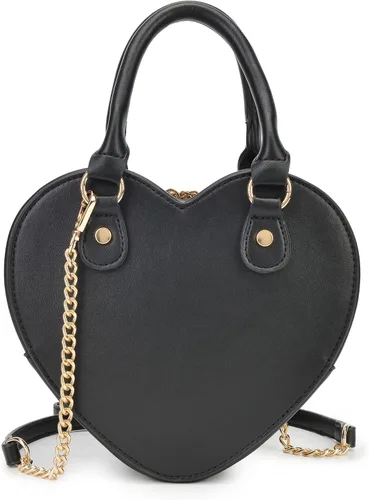 Vista 5 de lola mae Heart Shape Crossbody Bag Zip Around Shoulder Handbag