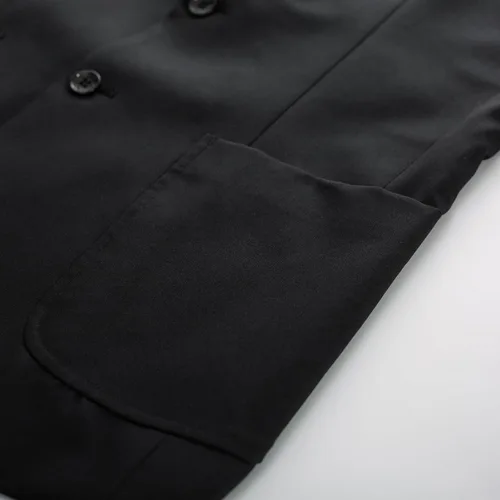 Vista 4 de PJ PAUL JONES Chaqueta deportiva casual para hombre, chaqueta de negocios ligera con dos botones