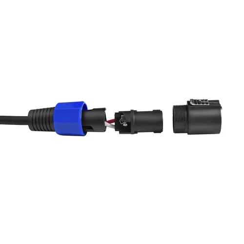 Vista 5 de 2 Unids 3 pies Speakon profesional a Speakon Cables Cable Altavoz Amplificador de Audio Cable 0.276 in con bloqueo giratorio