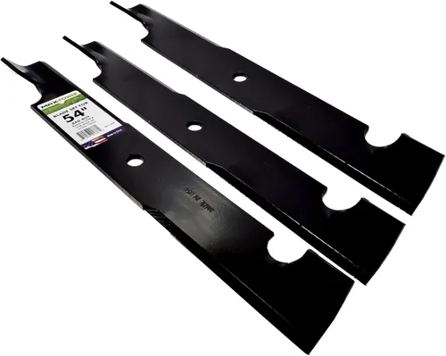 Vista 7 de MaxPower 561149B - Juego de 3 cuchillas fabricadas en EE. UU. Para cortacéspedes Bad Boy de 54 pulgadas reemplazan 038-0005-00