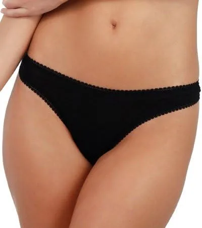 Vista 2 de OnGossamer Gossamer - Tanga de malla de tiro bajo para mujer