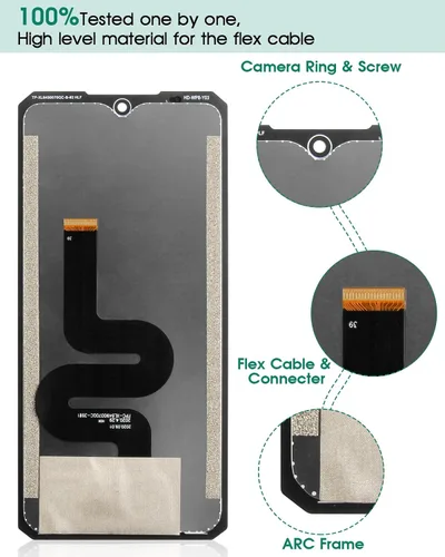 Vista 6 de Para Oukitel WP8 Pro Reemplazo de pantalla para Oukitel WP8 Pro 6.49 "Pantalla LCD táctil Asamblea Kits de reparación para Oukitel WP8 Pro