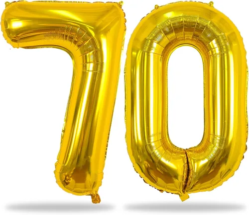 Vista 91 de Globos negros del número 10 para decoraciones de cumpleaños número 10, globos de helio de mylar de lámina de 40 pulgadas negros del número 1 & 0
