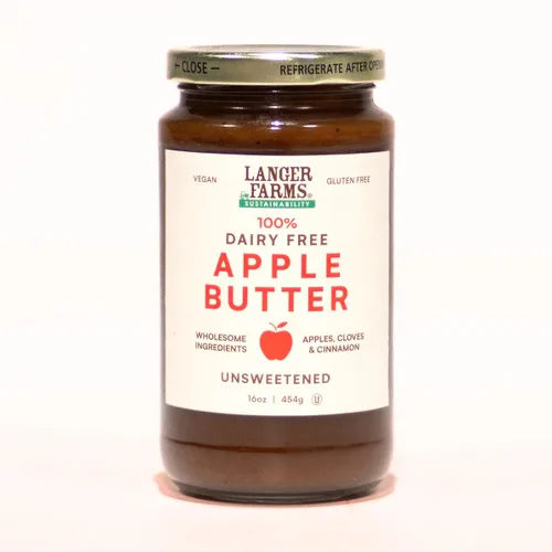 Vista 4 de Mantequilla de manzana sin azúcar, el embalaje puede variar, 16 onzas (paquete de 1)