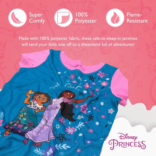 Vista 3 de Disney - Pijamas de algodón ajustados para niña de Frozen