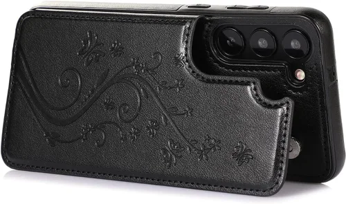 Vista 6 de Asuwish Funda para Samsung Galaxy S23 Plus/S23+ 5G de 6.6 pulgadas con protector de pantalla de vidrio templado, funda de cuero con soporte