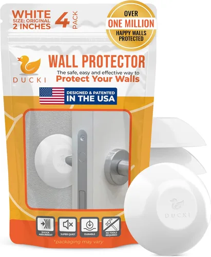 Vista 14 de Tapones de puerta protectores de pared de 1.5 pulgadas, reutilizables