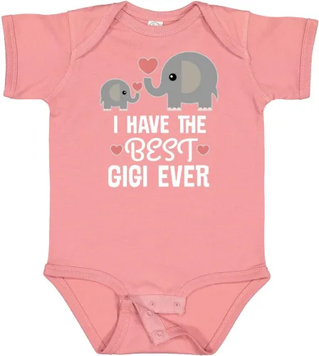 Vista 21 de inktastic Best Gigi Grandma Ever Grandchild Baby Bodysuit 0040 Negro