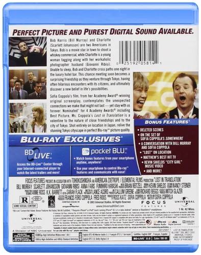 Vista 2 de Lost in Translation Blu-ray