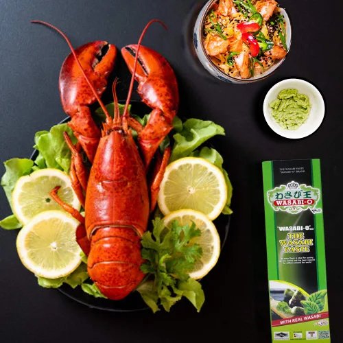 Vista 10 de Wasabi-O Real Wasabi Pasta – Auténtica raíz de wasabi fresca japonesa – calor suave – Tubo de compresión para sushi, salsa, mayonesa y mariscos – 3