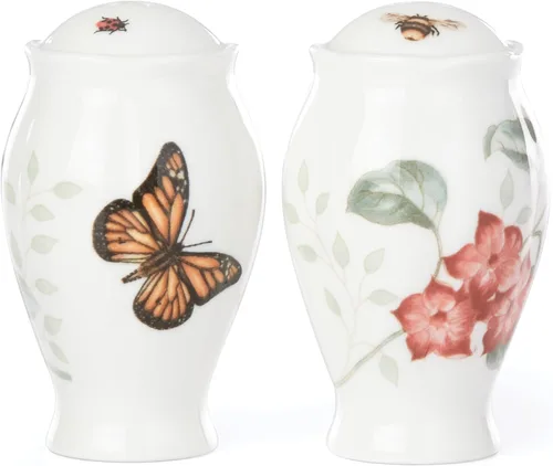 Vista 13 de Lenox Butterfly Meadow - Juego de condimentos de 7 piezas, color blanco
