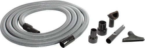 Vista 11 de Cen-Tec Systems Premium Attachment 2 adaptadores de tanque y manguera de extensión de vacío de 1.25 pulgadas de diámetro, 10 pies, plata (96007)