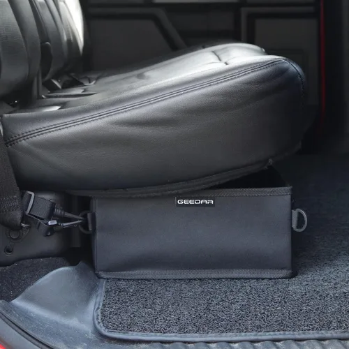 Vista 4 de GEEDAR Caja Organizadora de Herramientas para Asiento Bajo de Camioneta, Organizador de Almacenamiento Bajo Asiento para Ford F150 F250 F350, Chevy