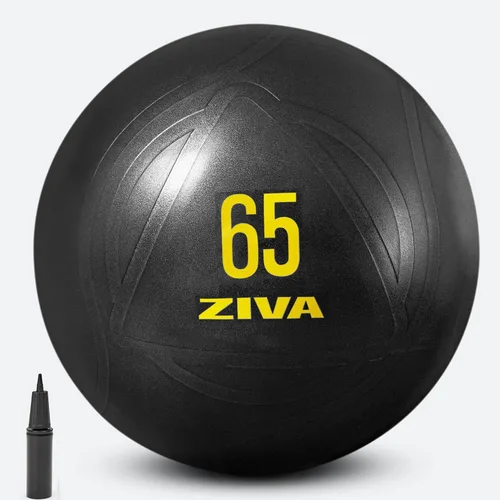 Vista 2 de Ziva Pelota de ejercicio de fitness con núcleo antiestallido, pelota de yoga antideslizante de grado profesional para equilibrio de estabilidad