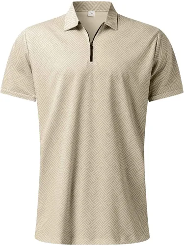 Vista 5 de Conjunto de camisa polo y pantalones cortos para hombre, trajes de verano a la moda, casual, de manga corta, traje deportivo para hombre, 2 piezas