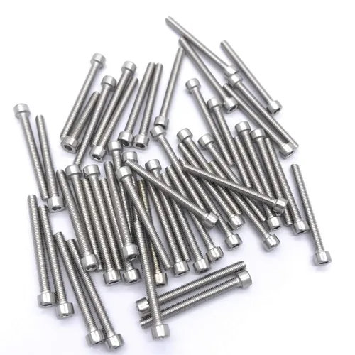 Vista 11 de Tornillos de cabeza hexagonal M3 x 0.236 in, rosca completa, superficie brillante, acero inoxidable, tornillos de cabeza hexagonal