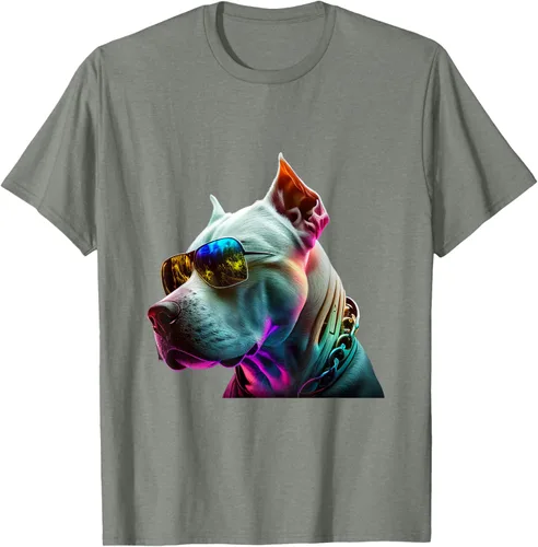 Vista 31 de Dogo Argentino Dogs Dogo Argentinos Camiseta, Negro
