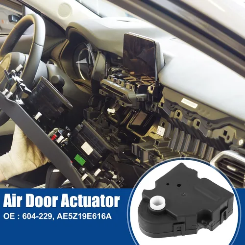 Vista 2 de ACROPIX Actuador de puerta de aire de repuesto para Ford Fusion - Paquete de 1 negro