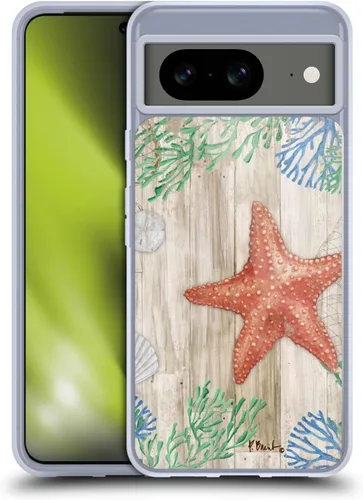 Vista 19 de Head Case Designs Officially Licensed Paul Brent Agate Mermaid Coastal Gel Case [Military Grade Protection] Compatible with Google Pixel 8 and