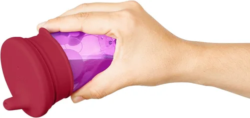 Vista 4 de Boon - Cómodo juego de tapas, tamaño universal, para aperitivos Rosa