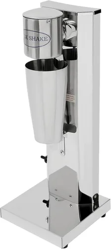 Vista 2 de Máquina eléctrica para hacer batidos, máquina comercial de batido de leche de acero inoxidable con 2 tazas de 22.0 fl oz/taza 110 V 180 W, mezclador