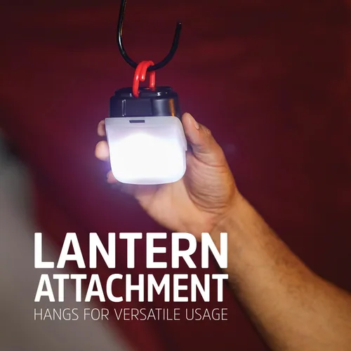 Vista 4 de Energizer Vision HD+ - Linterna frontal LED y funda para linterna, resistente al agua, con funda para linterna colgante, luz para exteriores