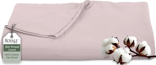 Vista 34 de Royale Linens Sábana encimera de 300 hilos de 100 % algodón peinado de fibras largas, súper suave, sábana encimera de tamaño individual se vende por