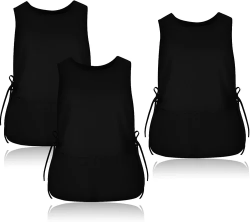 Vista 31 de TFTAFAN Delantal Cobbler Unisex Impermeable Delantal con 2 Bolsillos Profundos Art Smock para Pintar Limpieza Artiest Delantal Trabajo Cocina