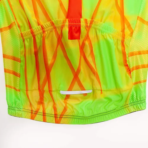 Vista 118 de Weimostar Hombre Ciclismo Jersey Manga Corta Bicicleta Ropa Multicolor Diamante