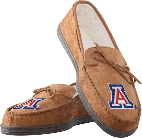 Vista 6 de FOCO NCAA NCAA - Pantuflas tipo mocasín con logotipo de equipo universitario para hombre