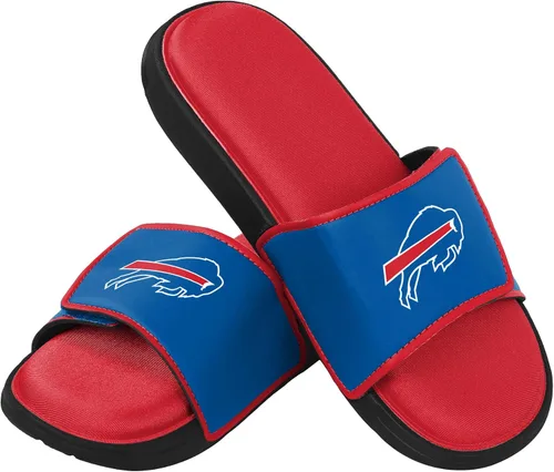Vista 21 de FOCO mens NFL Team Logo Sport Shower Foam Slide Flip Flop Sandals