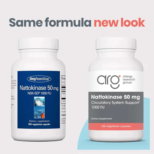 Vista 7 de ARG Nattokinase 50 mg Soporte de Circulación, 90 Cápsulas Nattokinase NSK-SD de soja fermentada para una circulación saludable, fórmula
