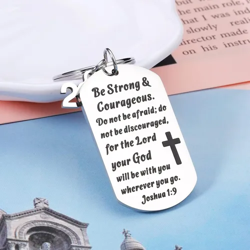 Vista 6 de Regalos de versículo bíblico para mujeres y hombres, llavero religioso, regalos para adolescentes, niños, niñas, regreso a la escuela, regalo