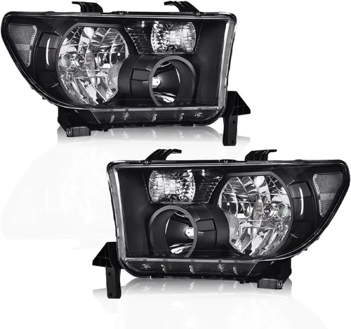 Vista 11 de CROSSDESIGN Conjunto de faros LED, carcasa negra con lente transparente