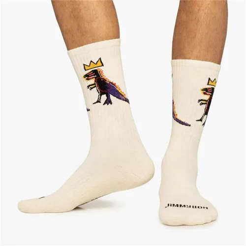 Vista 3 de Calcetines Jimmy Lion Athletic Basquiat Pez Dis Marrón
