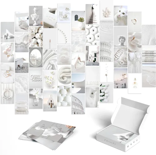 Vista 27 de Y2K BOO Kit de Collage de Pared Dark Academia - 50 Fotos Clásicas y Misteriosas de 4"x6" para Decoración de Dormitorio, Regalo para Chicas