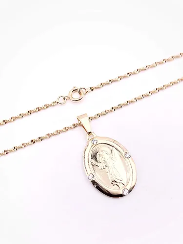 Vista 8 de Divine Child Jesus Pendant Necklace 17.5" Chain