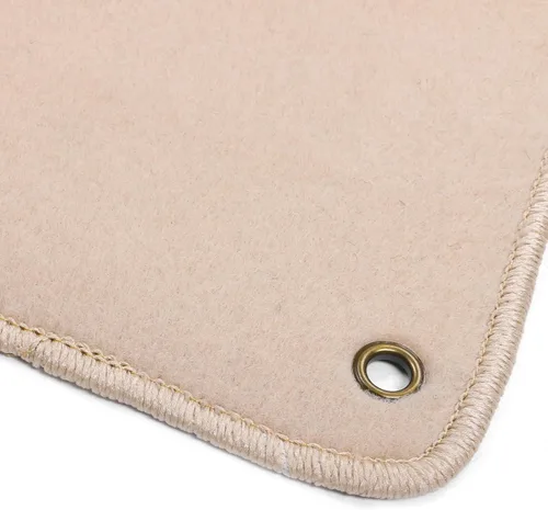 Vista 7 de Alfombrilla de piso compatible con Honda Accord Sedan 2008-2012 de 4 puertas únicamente, alfombras de nylon beige delanteras y traseras de 4 piezas